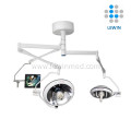 Double dome halogen operating lamp with UPS camera